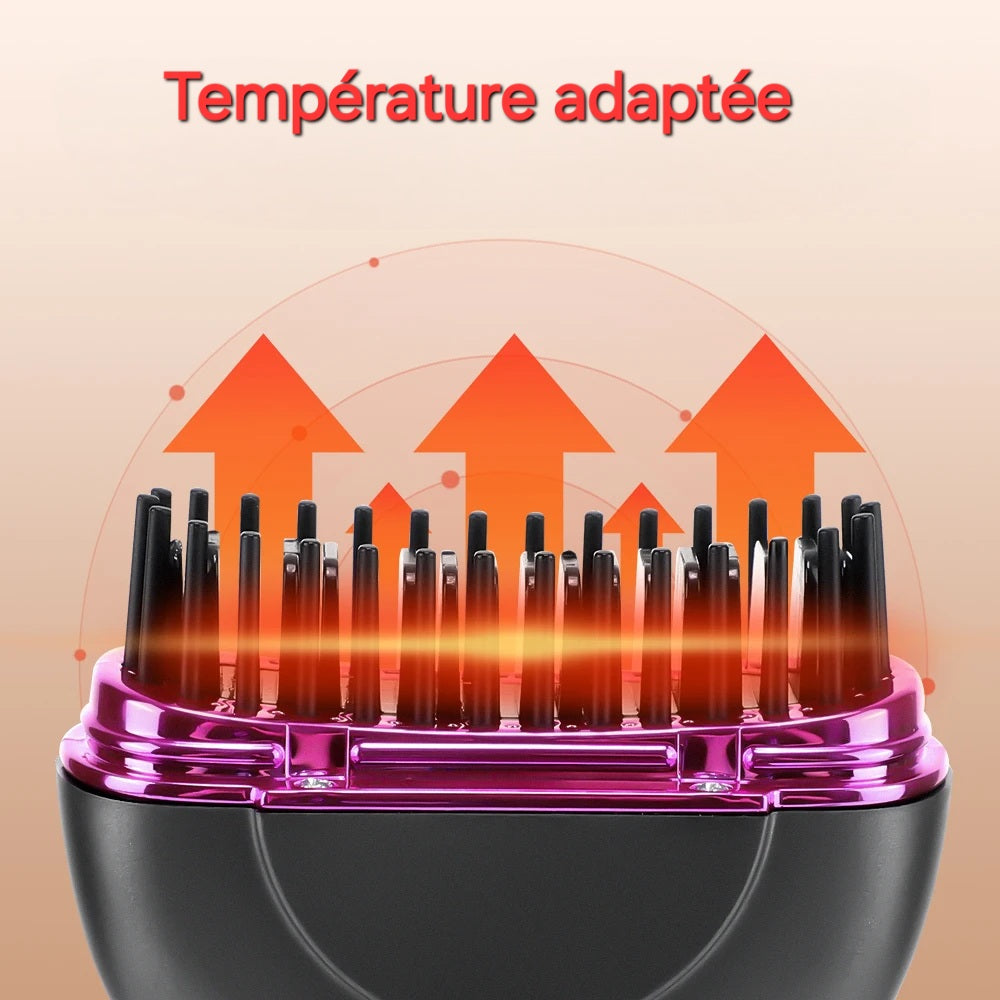 Mini brosse lissante pour barbe