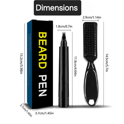 Stylo de remplissage de barbe Waterproof