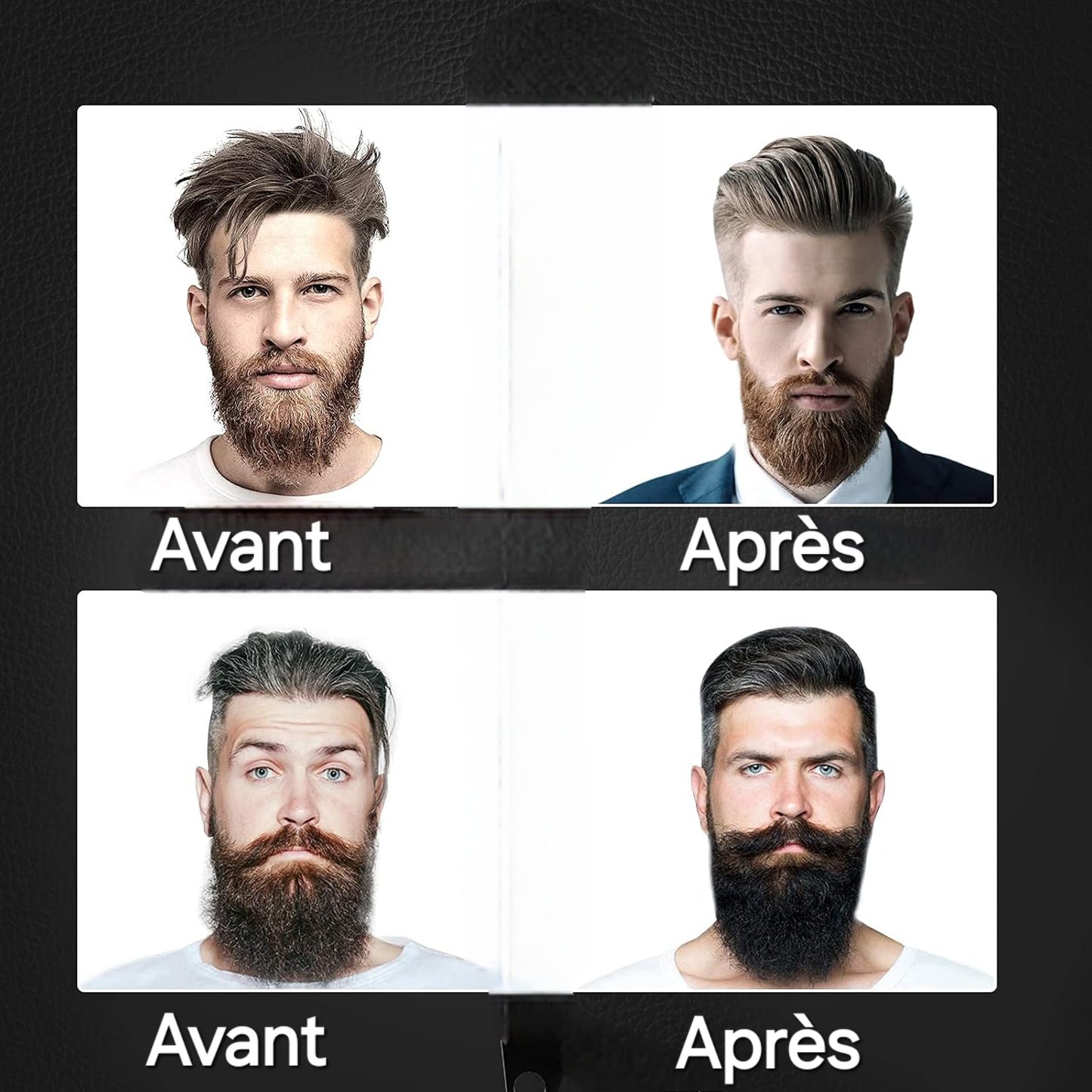 Mini brosse lissante pour barbe