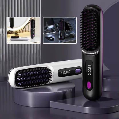 Brosse lissante avec 3 réglages de température