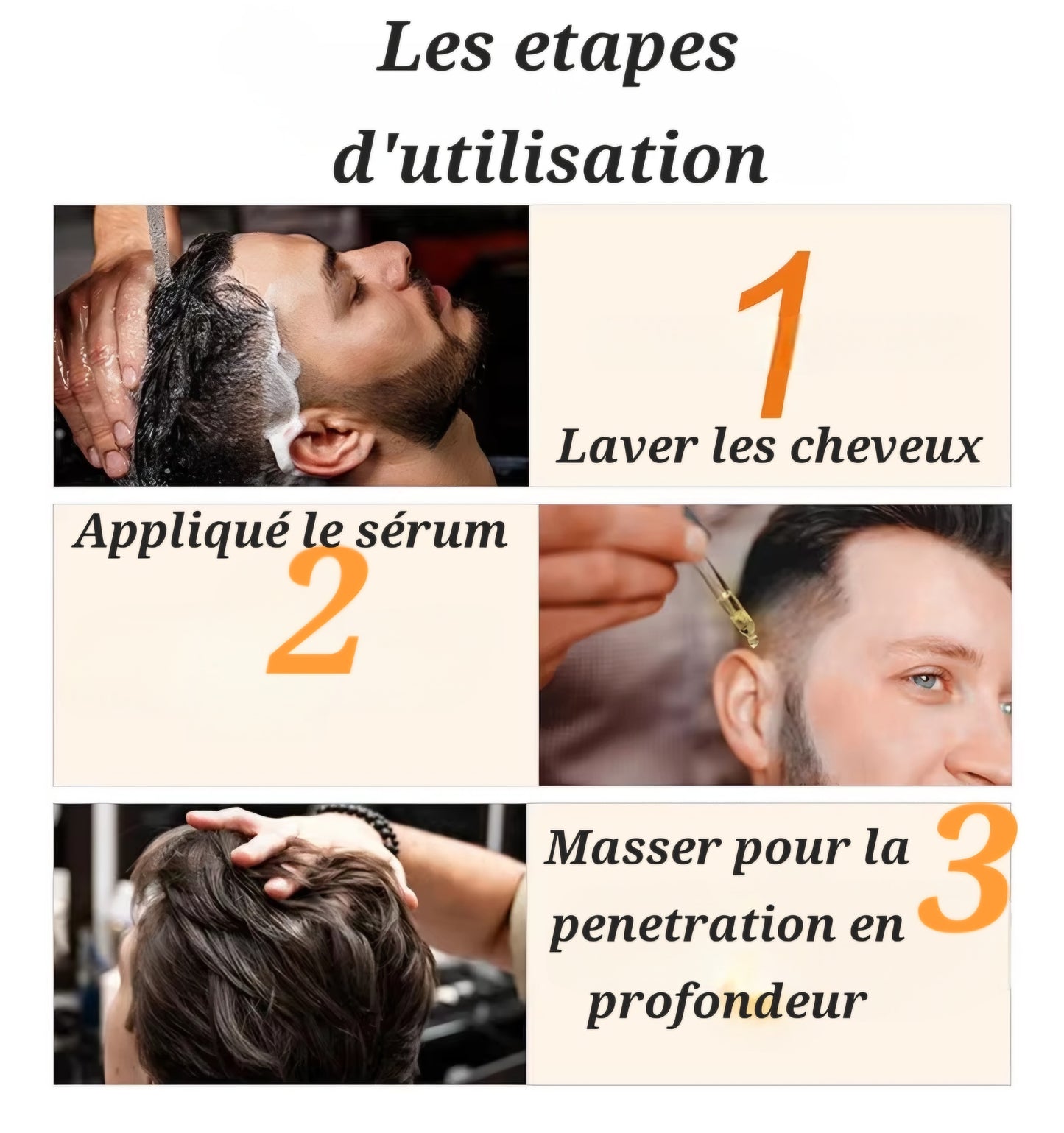 Sérum de croissance rapide des cheveux